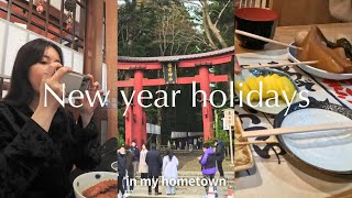 帰省Vlog｜家族で過ごす年末年始｜弥彦神社｜初詣