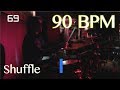 90 BPM Shuffle Beat - Drum Track