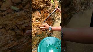 So Crazy.‼️😱 we found a lot of gold from yellow material. #goldprospecting #golddiscovery #goldrush