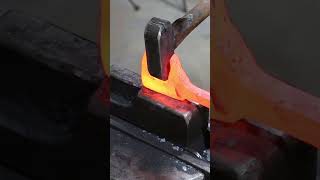 Forging a bending fork - Blacksmith tool #shrots