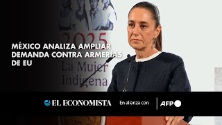 México analiza ampliar demanda contra armerías de EU