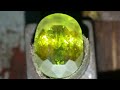 peridot faceting