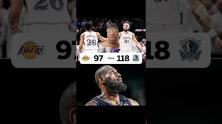 Lakers couldn't get a W without Luka and Kyrie playing is concerning!#lakers #mavs #nba