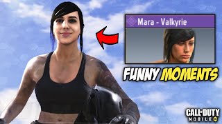 CALL OF DUTY MOBILE - MARA VALKYRIE LEGENDARY LEAGUE GAMEPLAY IN BATTLEROYALE MODE! [FUNNY MOMENTS]