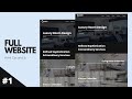 How to make a Responsive Interior Room Design Website | Html Css and Js