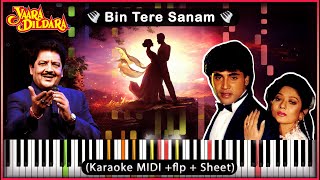 Bin Tere Sanam Karaoke, Yaara Dildara 1991 (Midi + Flp + Piano Sheet) || Flix Midi