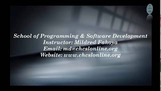 week 1 lesson 3 (Programming in HTML 5, CSS 3 & JavaScript)