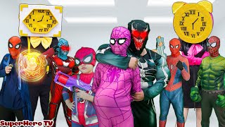 TEAM SPIDER-MAN vs BAD GUY TEAM|| SPECIAL LIVE ACTION STORY - Where Is KID SPIDE