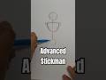 How to Draw Stickman #art #drawing