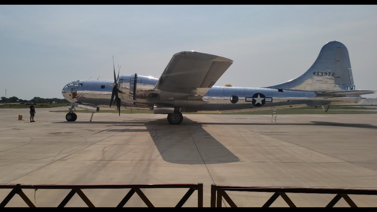 Doc The B-29: Engine Startup And Takeoff @ Doc's Hanger KICT 8-15-2020 ...