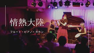 情熱大陸を情熱的にトリオで演奏してみた！（フルート、ピアノ、カホン）