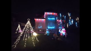 Maison illuminée rue du Maréchal Joffre à Hagondange 2024