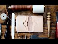 Making A Leather Card Holder - FREE PATTERN!