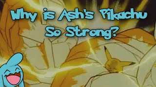 Why is Ash's Pikachu So Strong? - Why or Wynaut?