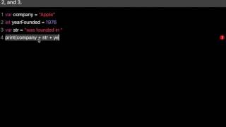 Learn Swift Programming: Turn Integer into String