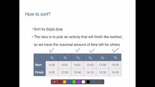 QSC - CISC365 - L16 - Greedy - ActivitySelection