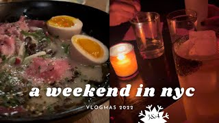 slow weekend in nyc | vlogmas 3/4