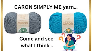 Quick YARN REVIEW | CARON Simply Me | Have you tried it?