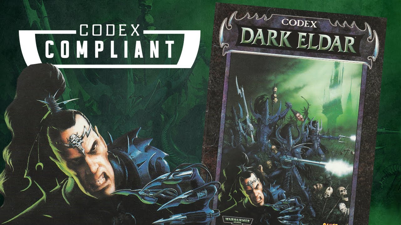 Codex Dark Eldar 3rd Edition Codex Compliant Youtube