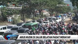 Rabu (13/6) Sore, Arus Mudik di Jalur Selatan Padat Merayap