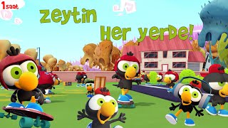 1 SAAT TÜRKÇE ÇİZGİ FİLM - Limon ile Zeytin 🤩🤪😁  #97 - Zeytin Her Yerde!🤩🤪😁 | TRT Çocuk