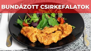 Bundázott csirkefalatok recept videó