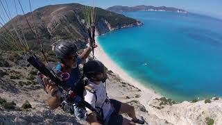 Myrtos Beach, Kefalonia, Greece - Paragliding