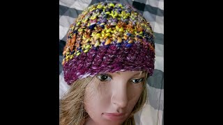 Kaleah Beanie Hat  Loom Knit Easy