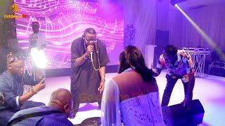 SEGUN JOHNSON SERENADES IYABO OJO, MERCY AIGBE AND PAPAYA EX AT TOKE MAKINWA'S BIRTHDAY THANKSGIVING