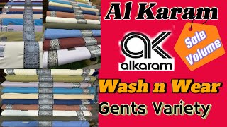 Gents wash N wear high Quality Awami Rate ( Al- Karam)