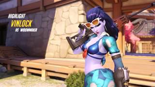Widowmaker (Highlight) - Double Symmetra Kill - Team Deathmatch Overwatch