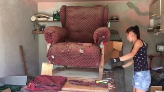 jak odnowić fotel? / how to renew an armchair?