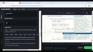 Hackerrank Java Substring Comparison Complete Solution