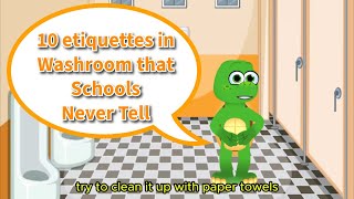 🚽 10 Must-Know Washroom Etiquette Tips for Kids! | Fun \u0026 Easy Guide🚻