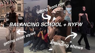 what NYFW looks like for a FASHION STUDENT | FIT NYC