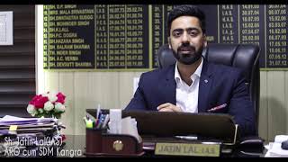 Vote Appeal - Jatin Lal IAS (SDM Kangra)