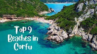 Top 9 Best Beaches in Corfu, Greece | Aerial Footage