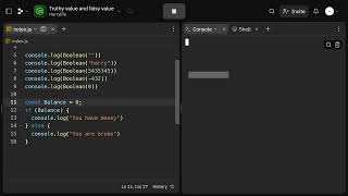 JavaScript Truthy vs Falsy Values - Understanding Boolean Evaluation in JavaScript