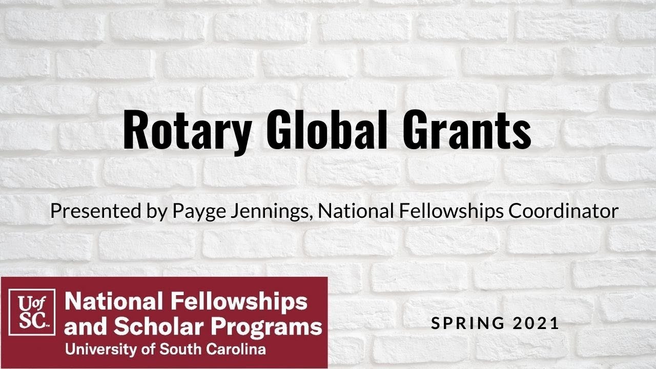 Rotary Global Grants Workshop Spring 2021 - YouTube