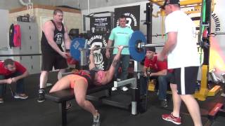 Erin Fruet Bench Attempt 2 - 70kg @ 65.8kg - Twilight Bench Comp.