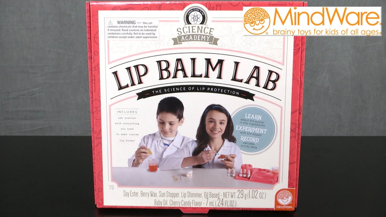 Science Academy Lip Balm Lab From MindWare - YouTube