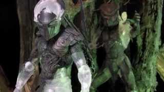 NECA Predator Action Figures Series 7 - City Hunter, Falconer, and Big Red! [HD]