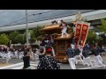 貝塚市二色だんじり祭り（平成26年8月24日）試験曳き　やり廻し①