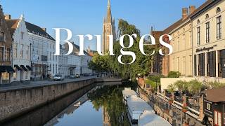 a trip to beautiful BRUGES, BELGIUM | beer, bridges, boats | summer 2024 | things to eat + do