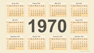 Kalender 1970