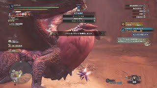 [MHWIB]虫一匹に討伐されてしまう炎王龍テオ・テスカトル[アイスボーン]