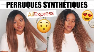 LES MEILLEURES PERRUQUES SYNTHÉTIQUES LACE FRONT PAS CHÈRES SUR ALIEXPRESS ? #Nuellasource