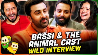 Bassi & The ANIMAL Cast Interview REACTION! | Ranbir Kapoor | Anil Kapoor | Bobby Deol