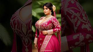 AI Elegance: Stunning 4K Lookbook of Graceful Shalwar Kameez Styles for Plus Size Indian Beauty!