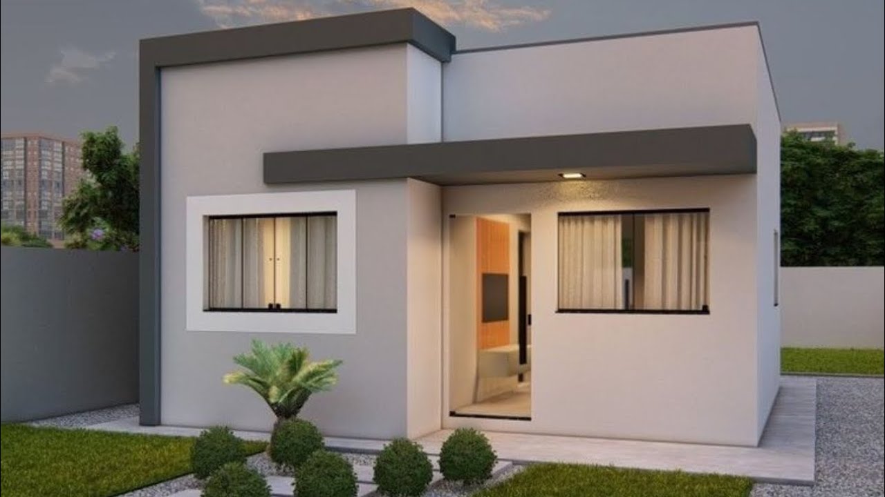 Como Construir Uma Casa Simples E Moderna Gasta Muito Pouco Youtube